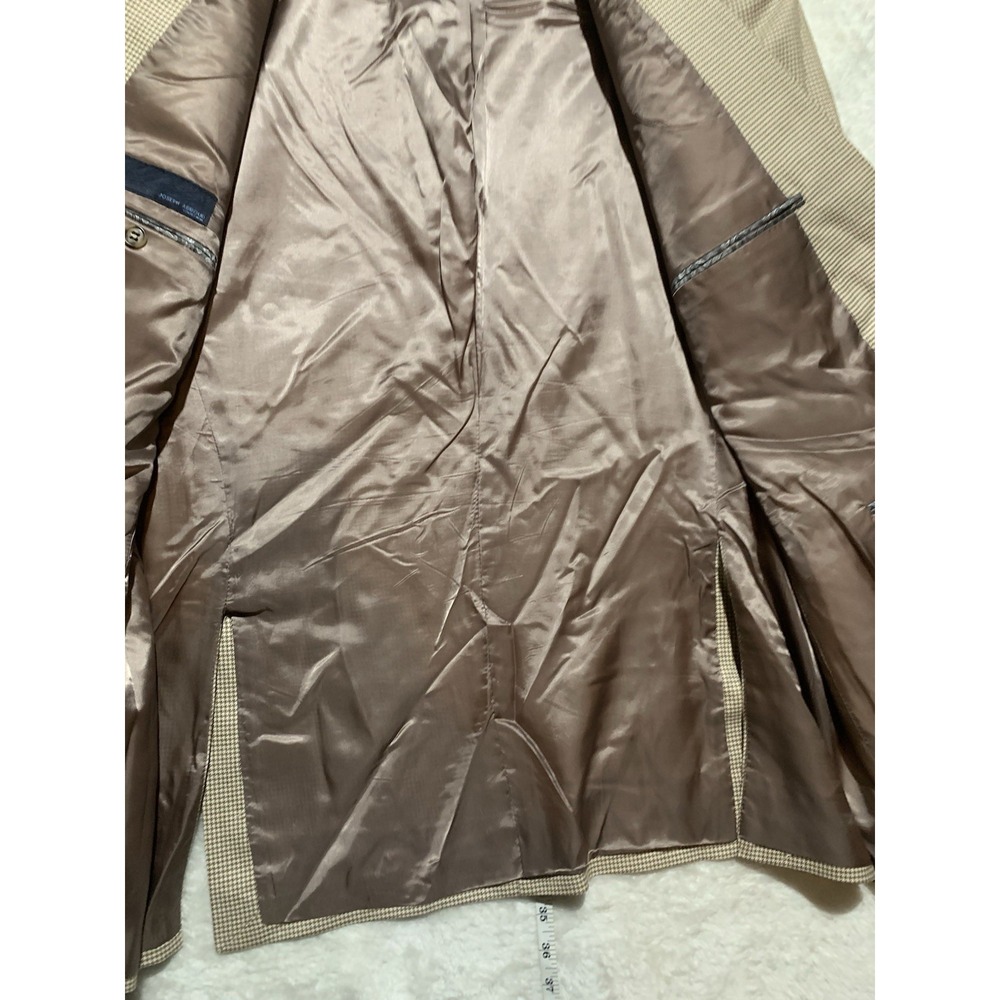 Jospeh Abboud Men's Tan Suit Jacket Size 48L - Picture 6 of 13